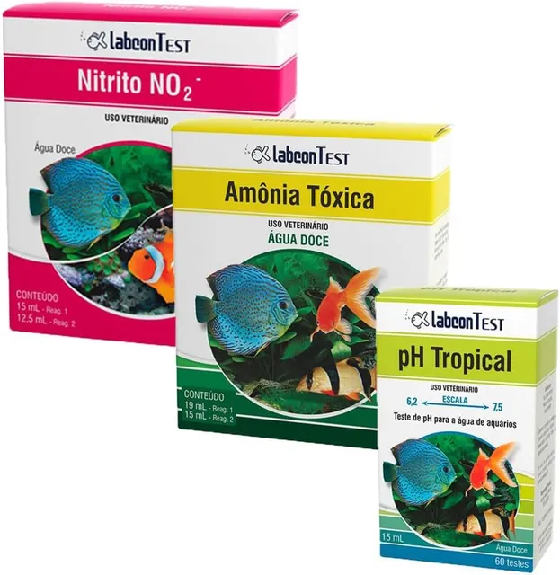 Teste de água do aquário: amônia, pH e nitrito na prática