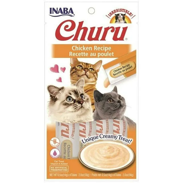Churu Petisco Cremoso Frango 4 tubos