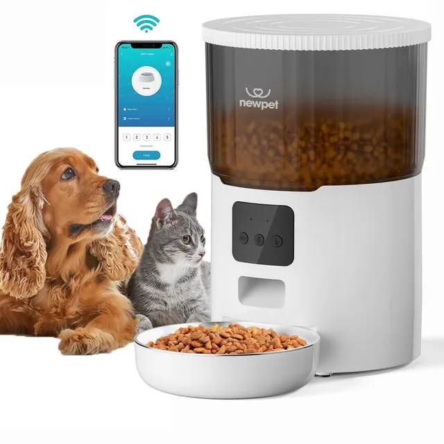 Alimentador Automático Pet 4L com Wi-Fi e App