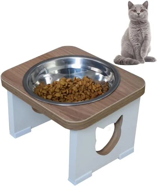 Comedouro Elevado para Gato