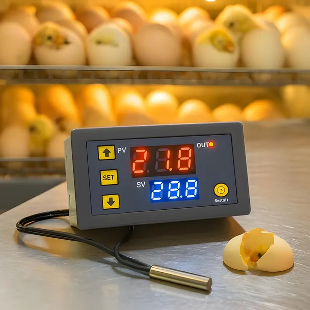 Controlador de temperatura digital W3230 bivolt com sensor NTC