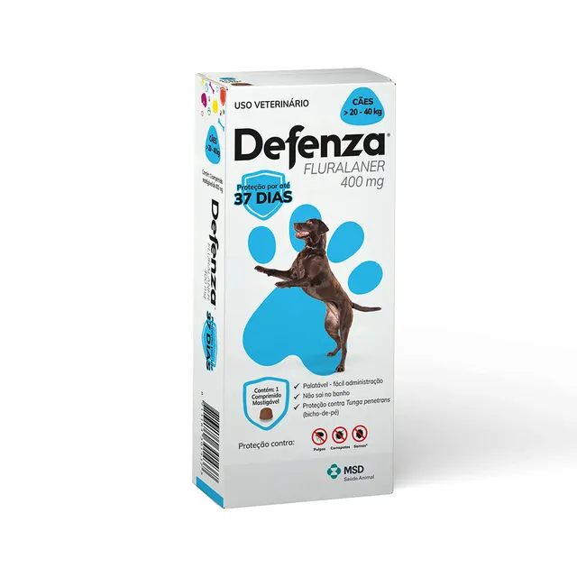 Defenza comprimido mastigável de 400 mg