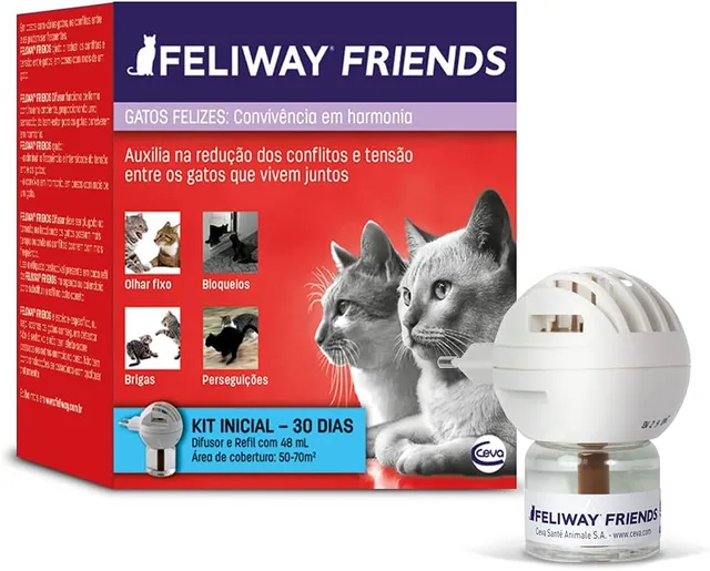 Ceva Difusor Feliway Friends com Refil para Gatos 48 ml
