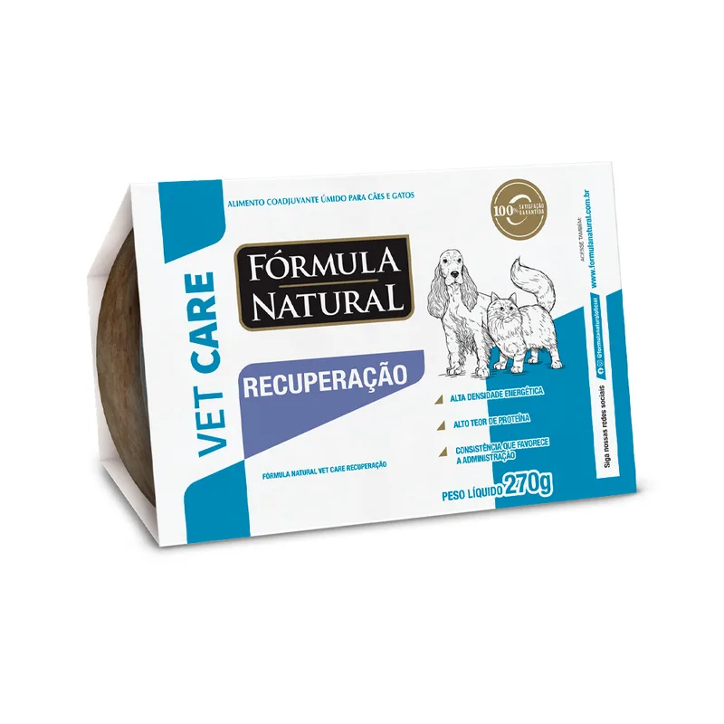 Ração Úmida Fórmula Natural Vet Care Recuperação para Cães e Gatos 270g