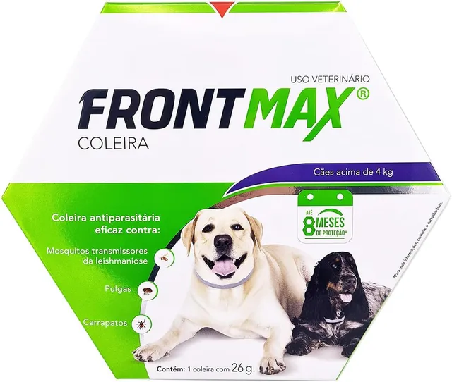 Frontmax Coleira 26g para Cães acima de 4kg