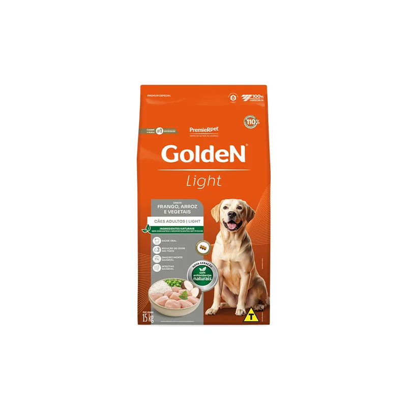 Golden Fórmula Light para Cães Adultos 15kg