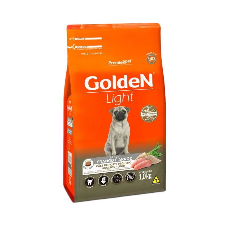 Golden Fórmula Mini Bits Light para Cães de Pequeno Porte