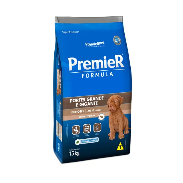 Ração Premier Fórmula para Cães Filhotes de Raças Grandes Sabor Frango 15 kg