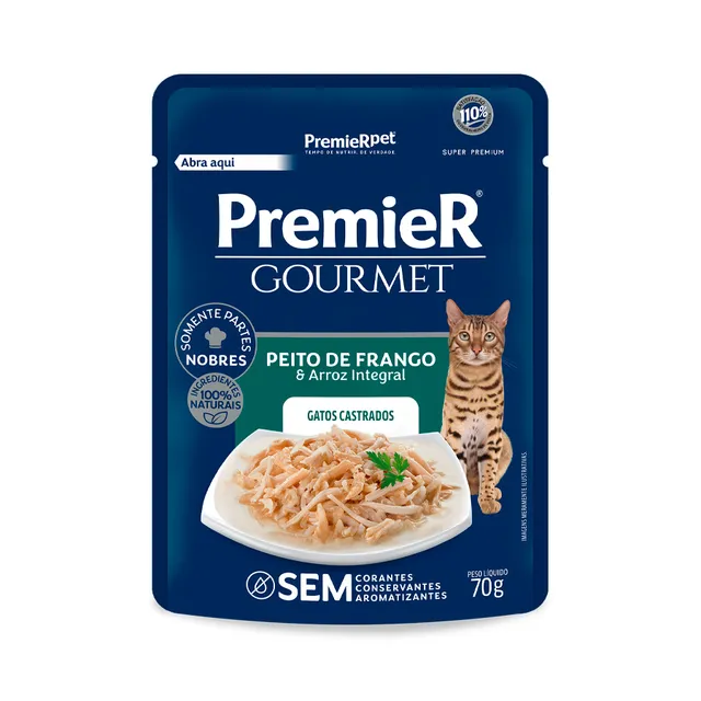 Premier Gourmet Sachê para Gatos