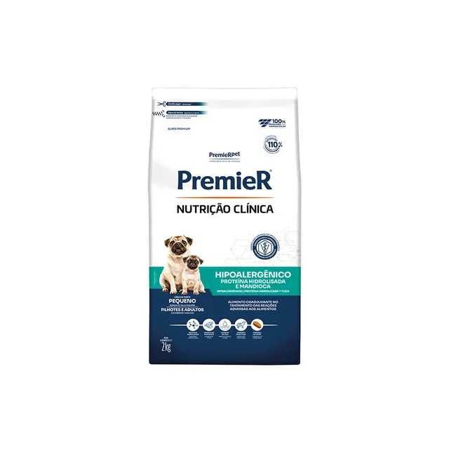 Premier Nutrição Clínica Hipoalergênico para Cães de Pequeno Porte