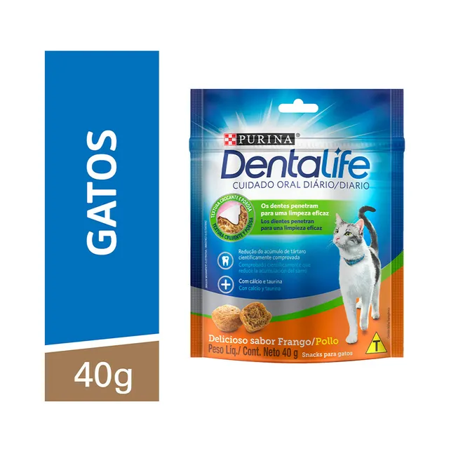 Purina Dentalife para gatos sabor frango