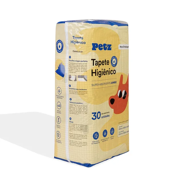 Tapete Higiênico Petz Superabsorvente