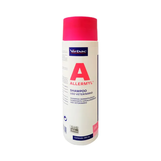 Shampoo dermatológico Virbac Allermyl SIS para cães