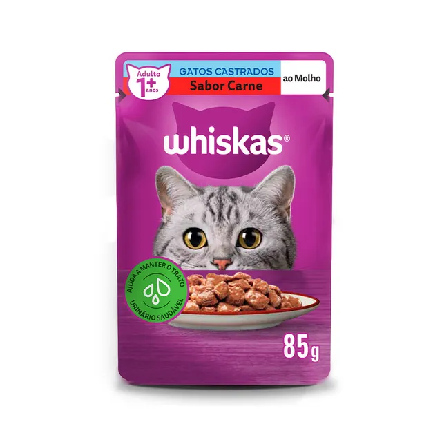 Whiskas Sachê Gatos Castrados